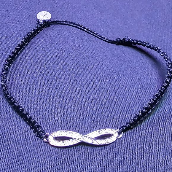 Infinity Woven Bracelet - Touchstone Crystal by Swarovski - Picture 4 of 5